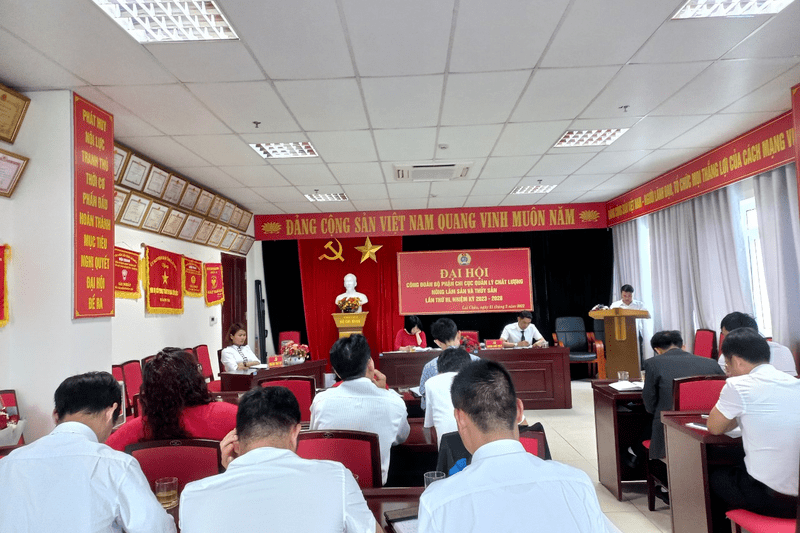 Đại hội công đoàn bộ phận Chi cục Quản lý chất lượng Nông lâm sản và Thuỷ sản, nhiệm kỳ 2023-2028