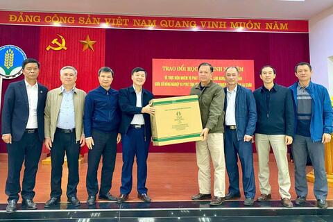 Đoàn công tác Sở Nông nghiệp và PTNT tỉnh Lai Châu do đồng chí Đặng Văn Châu, Tỉnh uỷ viên, Giám đốc Sở làm Trưởng đoàn thăm và làm việc tại tỉnh Yên Bái